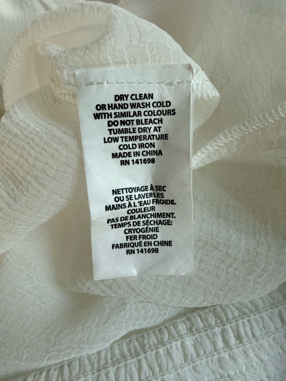 Ramy Brook Calista White Coverup Smocked Strapless Maxi Dress NWT Size XXS - Picture 11 of 11